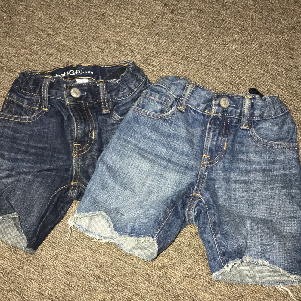 SOLD!! 2 GAP KIDS DENIM SHORTS!